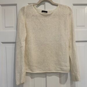 Brandy Melville White Knit Sweater